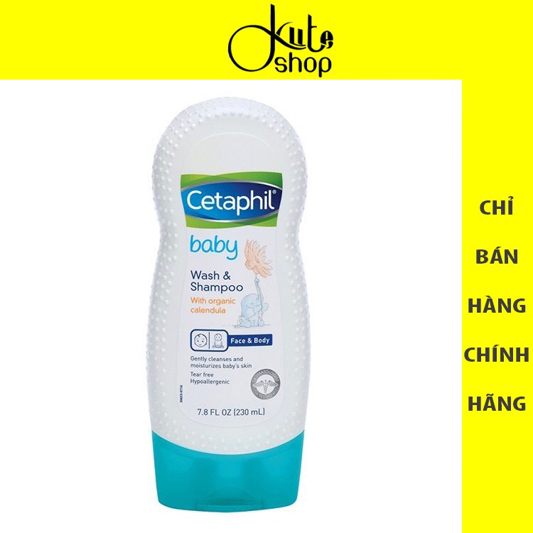 Gel tắm gội cho trẻ sơ sinh Cetaphil