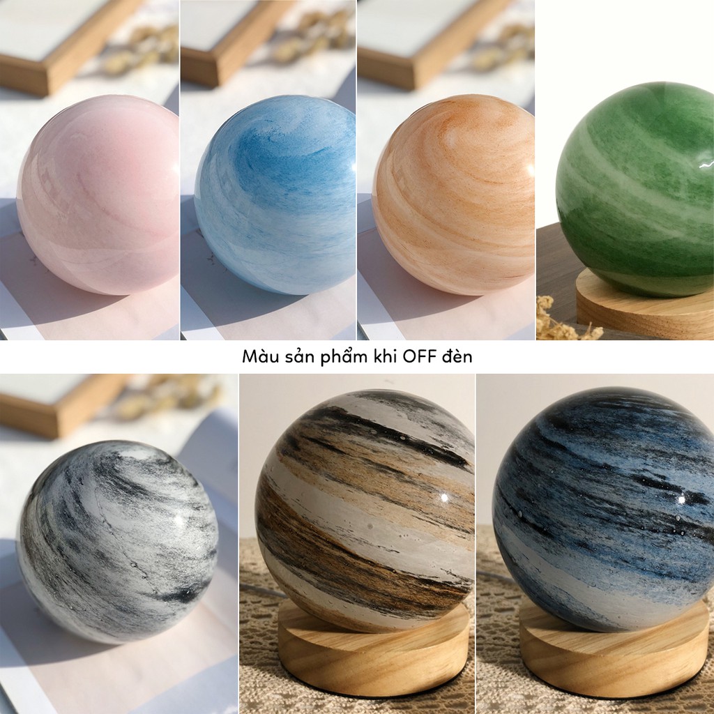 Đèn ngủ phong thủy - 8 hành tinh Hệ Mặt Trời