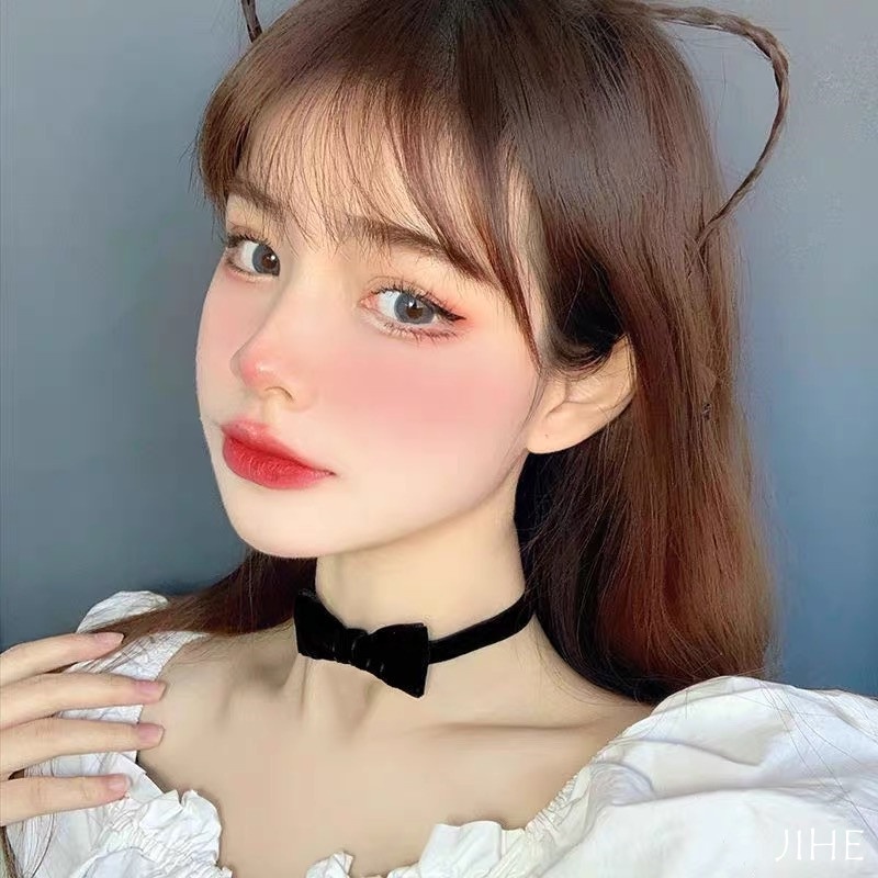 Vòng cổ Mặt Nơ Đen Thiết Kế Đơn Giản Thời Trang