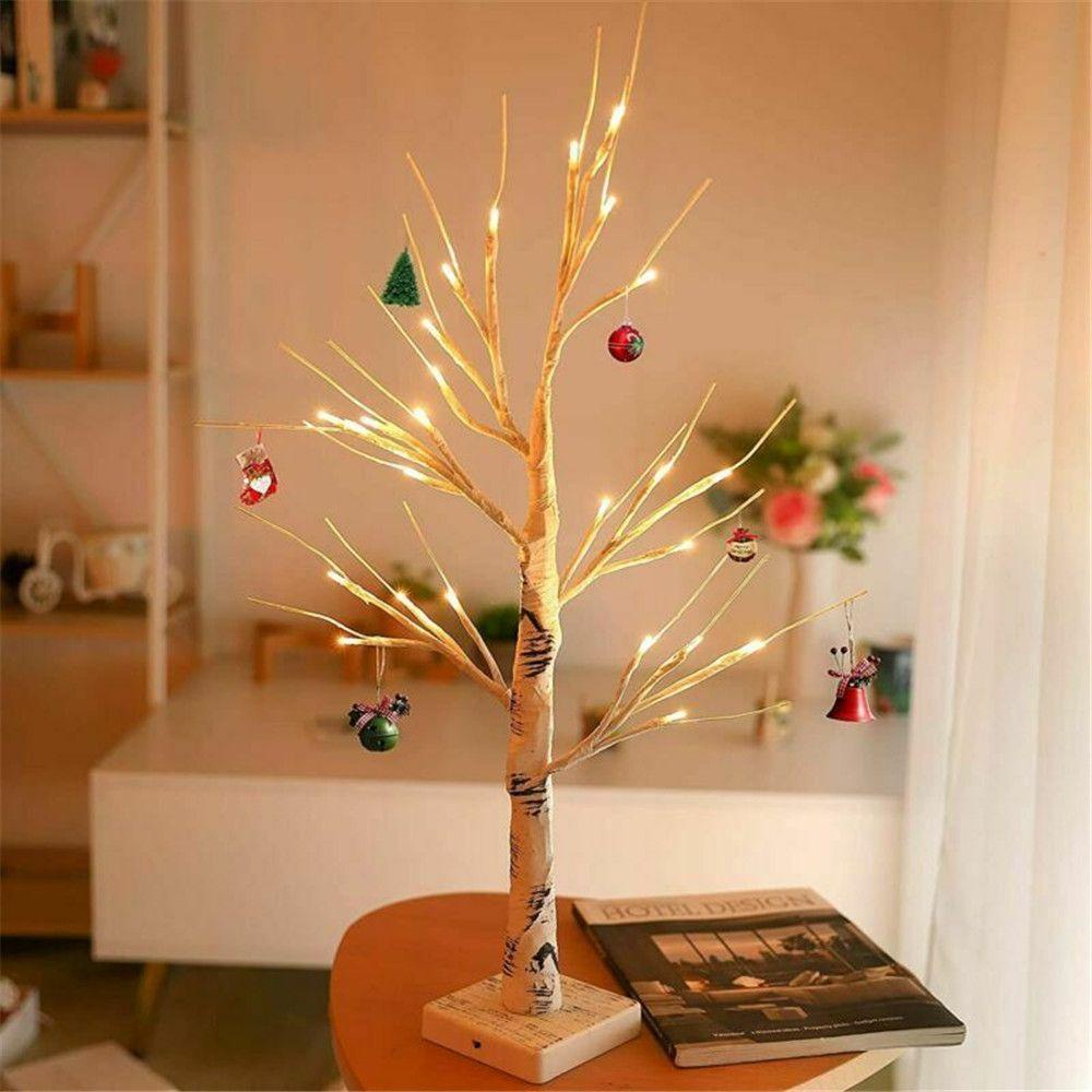 Đèn LED Trắng Hình Cây Giả Dùng Trang Trí Lễ Phục Sinh Kat1