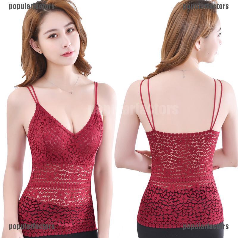 Áo Ngực Hai Dây Dáng Dài Bằng polyester Có Mút Đệm