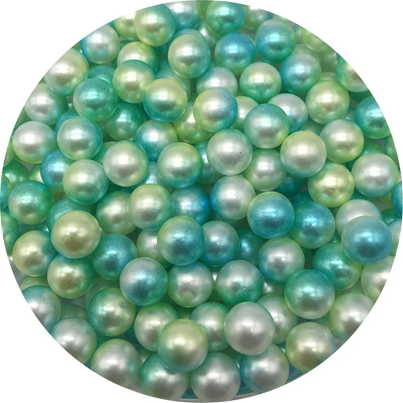 Hạt Nhựa Tròn Không Lỗ Nhiều Màu Sắc Kích Thước 4/6/8mm Dùng Làm Trang Sức DIY