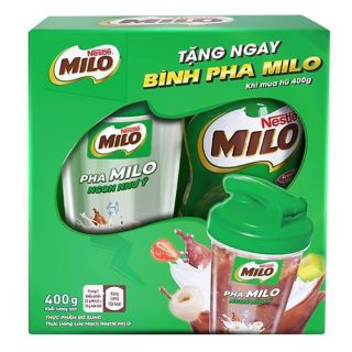 (Tặng bình pha) Milo hủ 400gr