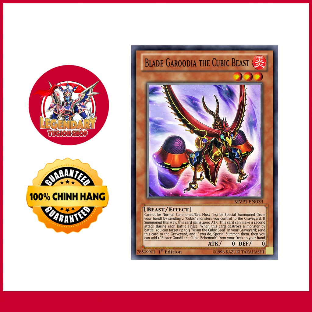 [EN][Thẻ Bài Yugioh Chính Hãng] Blade Garoodia The Cubic Beast