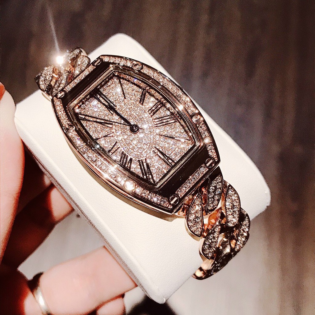 Đồng Hồ Nữ Davena Dây Mắc Xích Rose Gold 36mm Chính Hãng