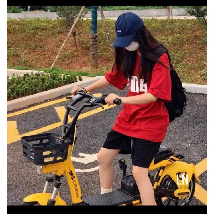 Set Quần Short Đùi nữ 404 Bộ đồ culottes Mặc nhà nam nữ Unisex kèm thun form rộng tay lỡ in hình vintage Ulzzang