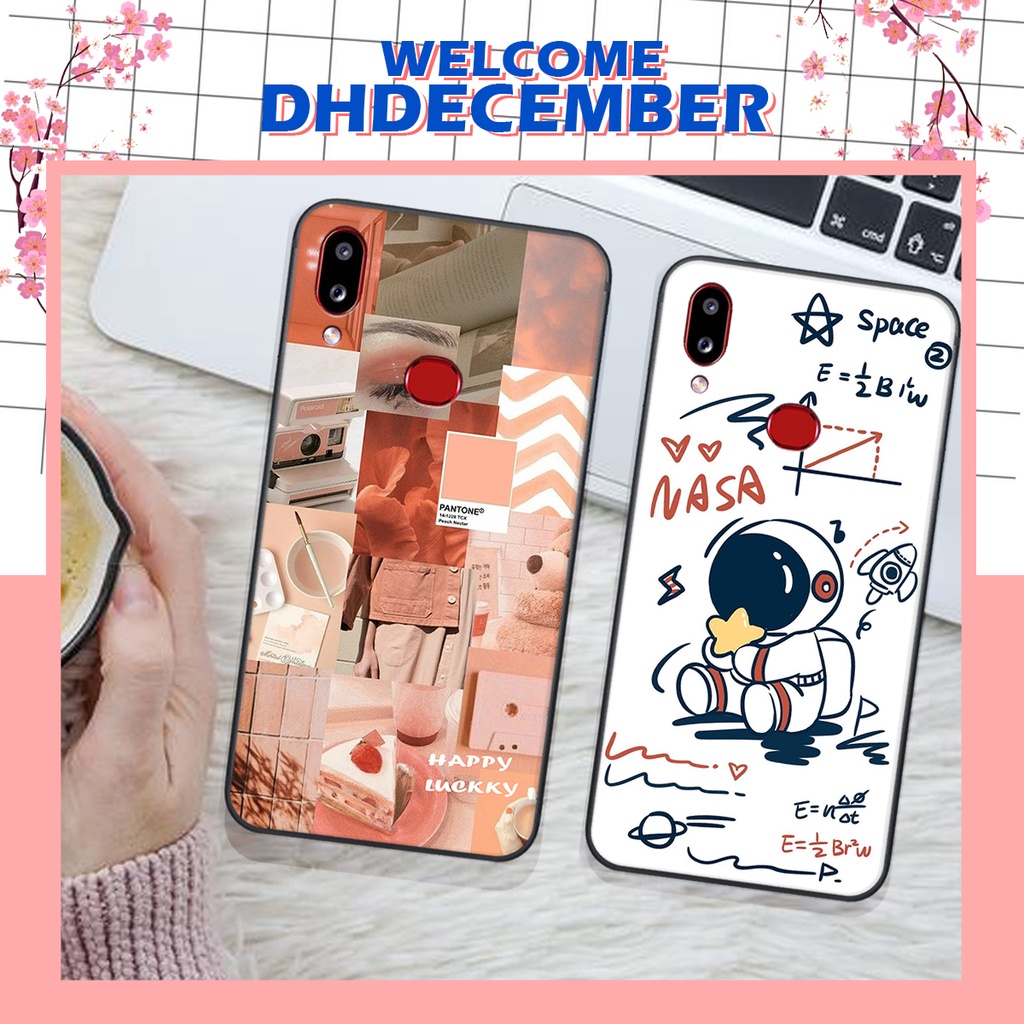 Ốp lưng Samsung  A10S in hình nice ,good luck happy ốp xinh viền dẻo đẹp chất