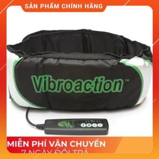 Đai massage - Đai massage bụng rung giảm mỡ bụng cao cấp VibroAction Bảo Hành 3 Tháng