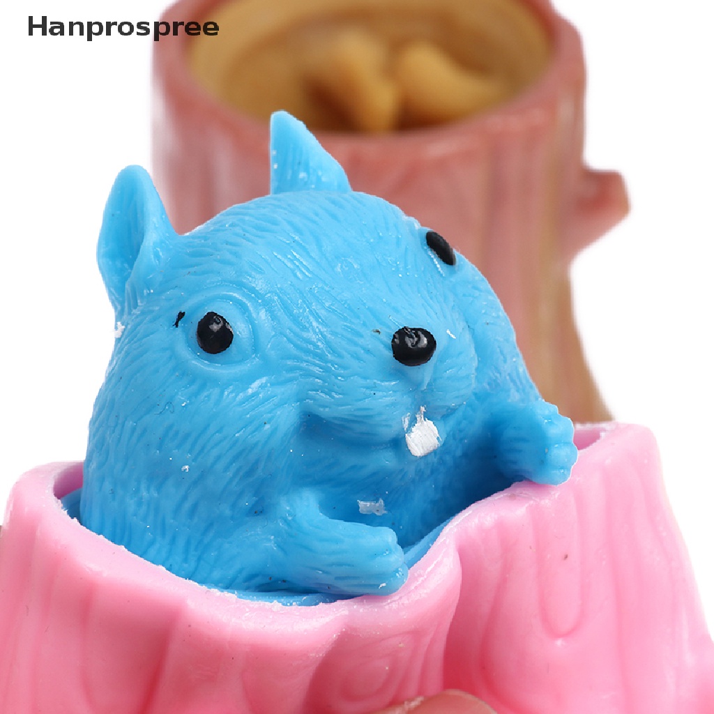 Đồ Chơi Xốp Squishy Giảm Stress Hình Chú Sóc Dễ Thương Cho Bé