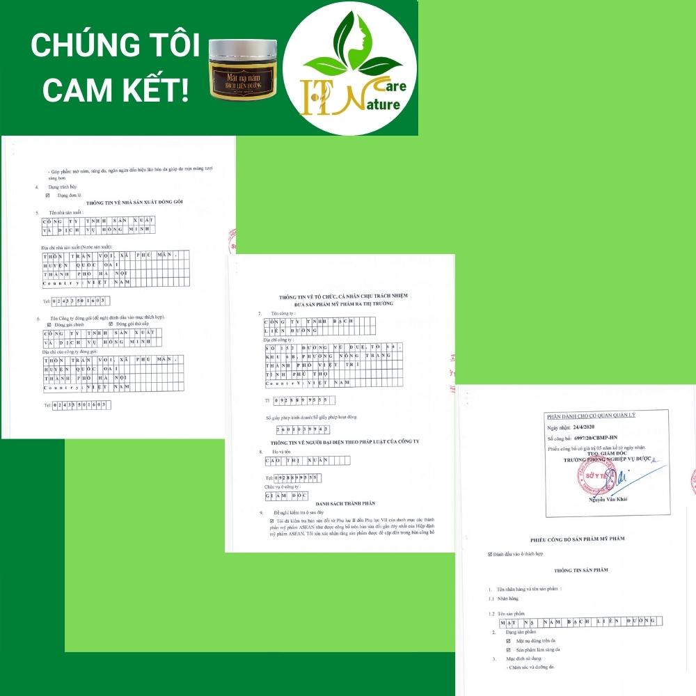 Mặt nạ nám Bạch Liên Đường 30g HT Nature Care