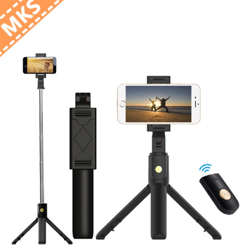 ❡K07 Chân máy chụp ảnh tự sướng Bluetooth đa năng tất cả trong một điện thoại di động mini chụp ảnh tự sướng phát sóng t