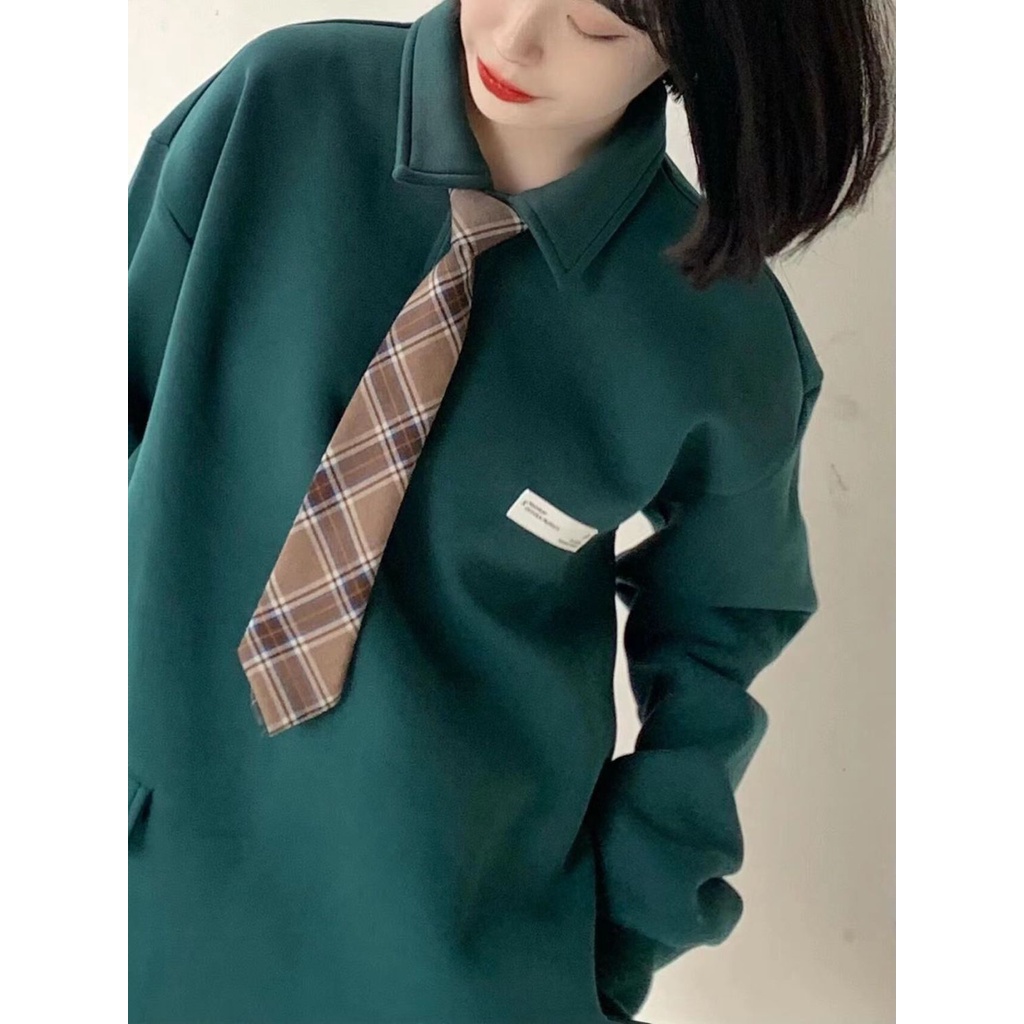 Áo Khoác Vest Dáng Rộng Chất Nhung Phong Cách Hong Kong Thời Trang Cao Cấp Cho Nữ