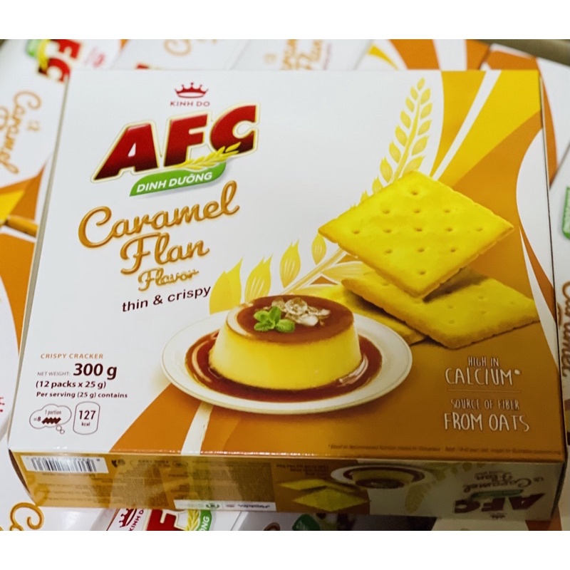 BÁNH AFC VỊ CARAMEL FLAN 300G