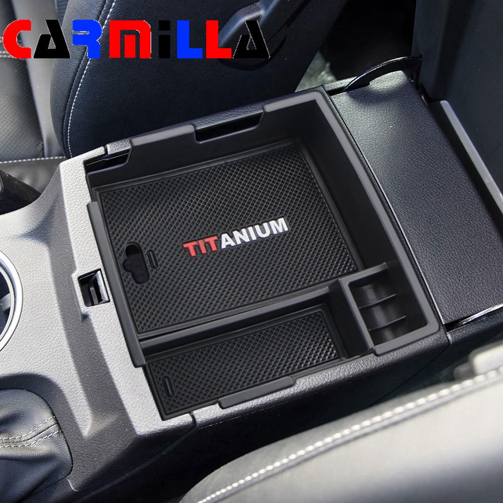 Khay Đựng Đồ Đa Năng Gắn Chỗ Đặt Tay Cho Xe Ô Tô Ford Everest 2016 2017 2018 2019