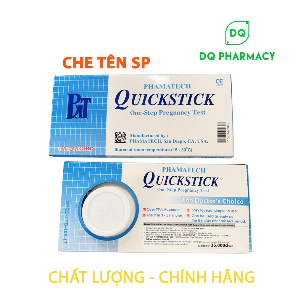 Que thử thai Quickstick nhập khẩu USA chính hãng