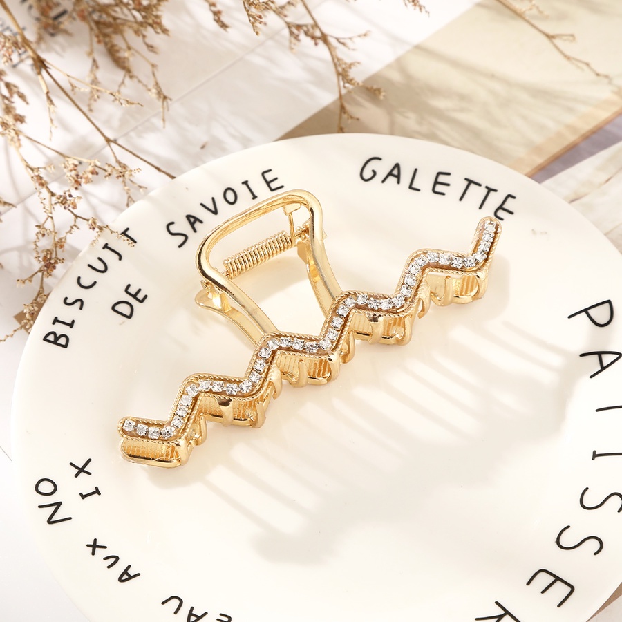 Kẹp Tóc Càng Cua Đính Đá Pha Lê Phong Cách Hàn Quốc