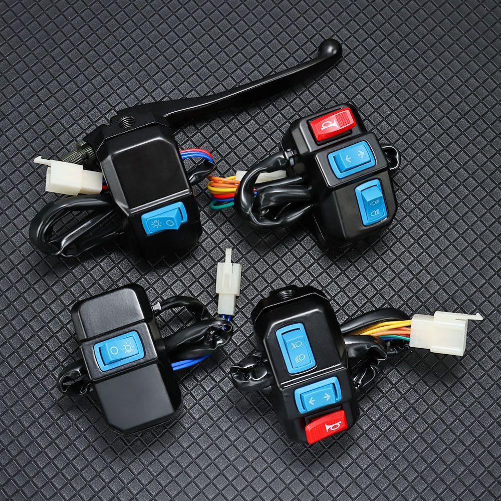 MAYSHOW Đèn Gắn Tay Lái Xe Đạp Điện 3 Trong 1