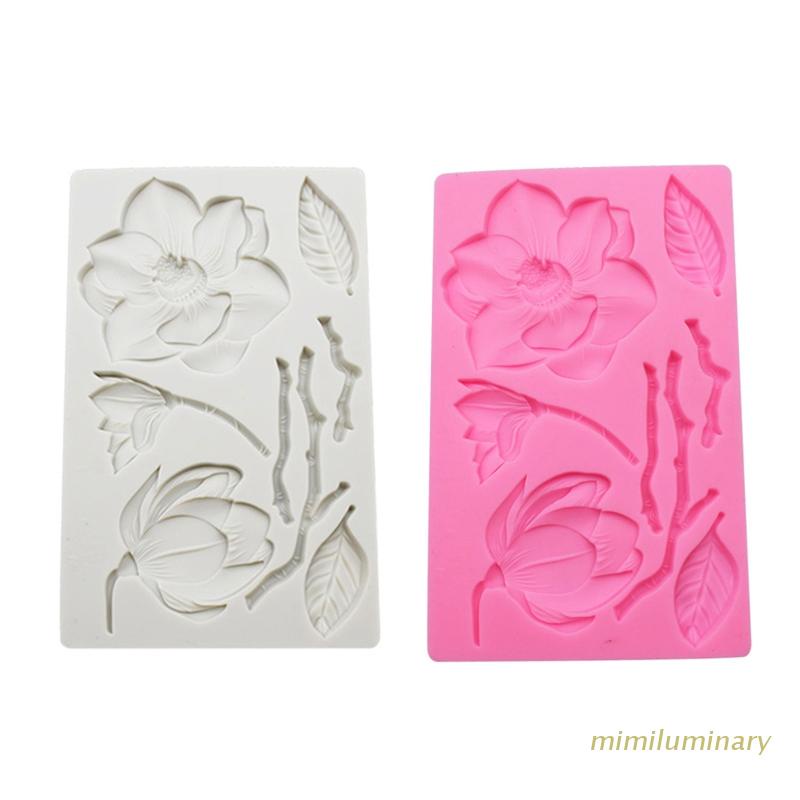 Khuôn Silicone Tạo Hình Làm Bánh Kẹo Hình Hoa Sen 3D Nhiều Màu Sắc