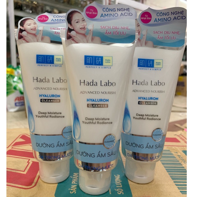 Sữa Rửa Mặt Dưỡng Ẩm Hada Labo 80g