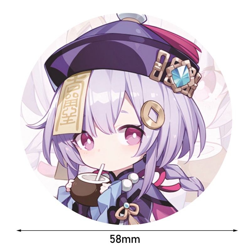 Tmdbyx Genshin Nút / Ghim / Móc Khóa / Huy Hiệu Cao Cấp 58mm