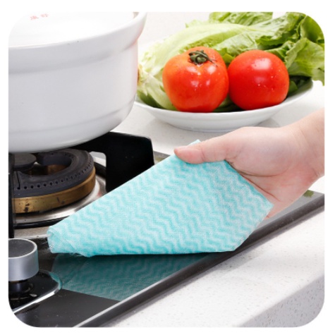 Cuộn 50 Khăn Giấy Lau Bát Đũa Nhà Bếp Bàn Ghế Đa Năng Tiện Dụng Có Thể Tái Sử Dụng