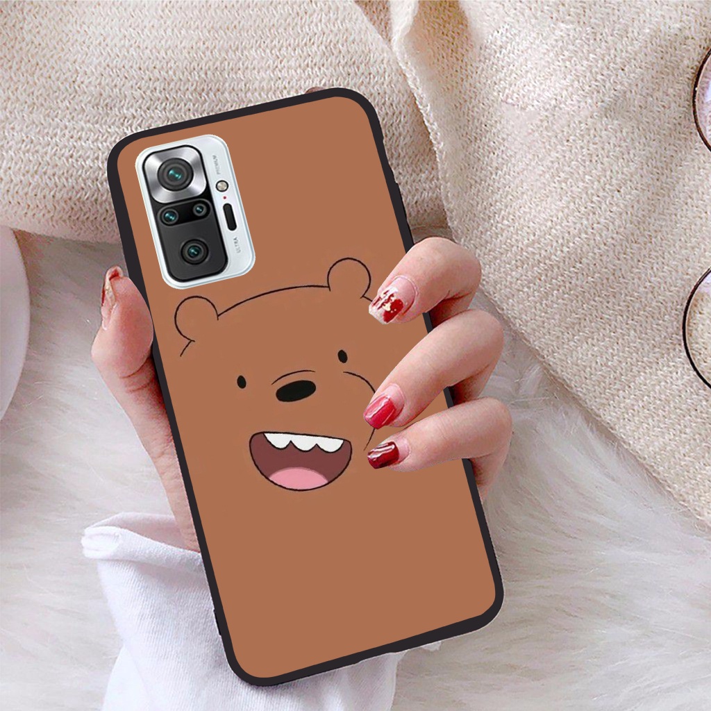 Ốp lưng Xiaomi Redmi Note 10 Pro viền dẻo TPU BST Gia Đình Nhà Gấu