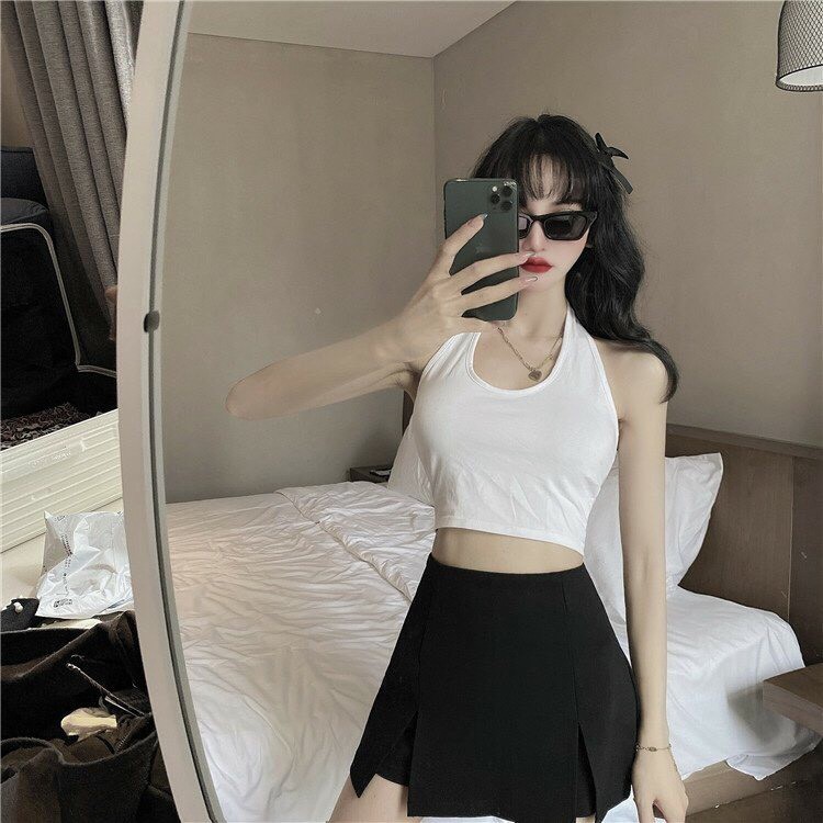 [Mã FAMAYWA giảm 10K đơn 50K] Chân Váy Nữ Chữ A Xẻ Tà Ngắn Lưng Cao Có Quần Trong Fullsize Siêu Hot CV12 | BigBuy360 - bigbuy360.vn