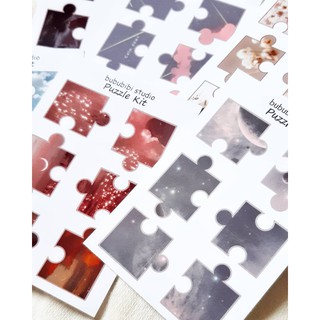 Tờ Bullet Journal/ Planner sticker: Puzzle Kit