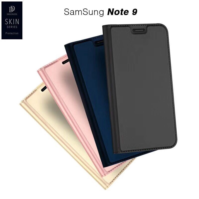 Casing Samsung Galaxy Note 9 Flip Cover Leather Case