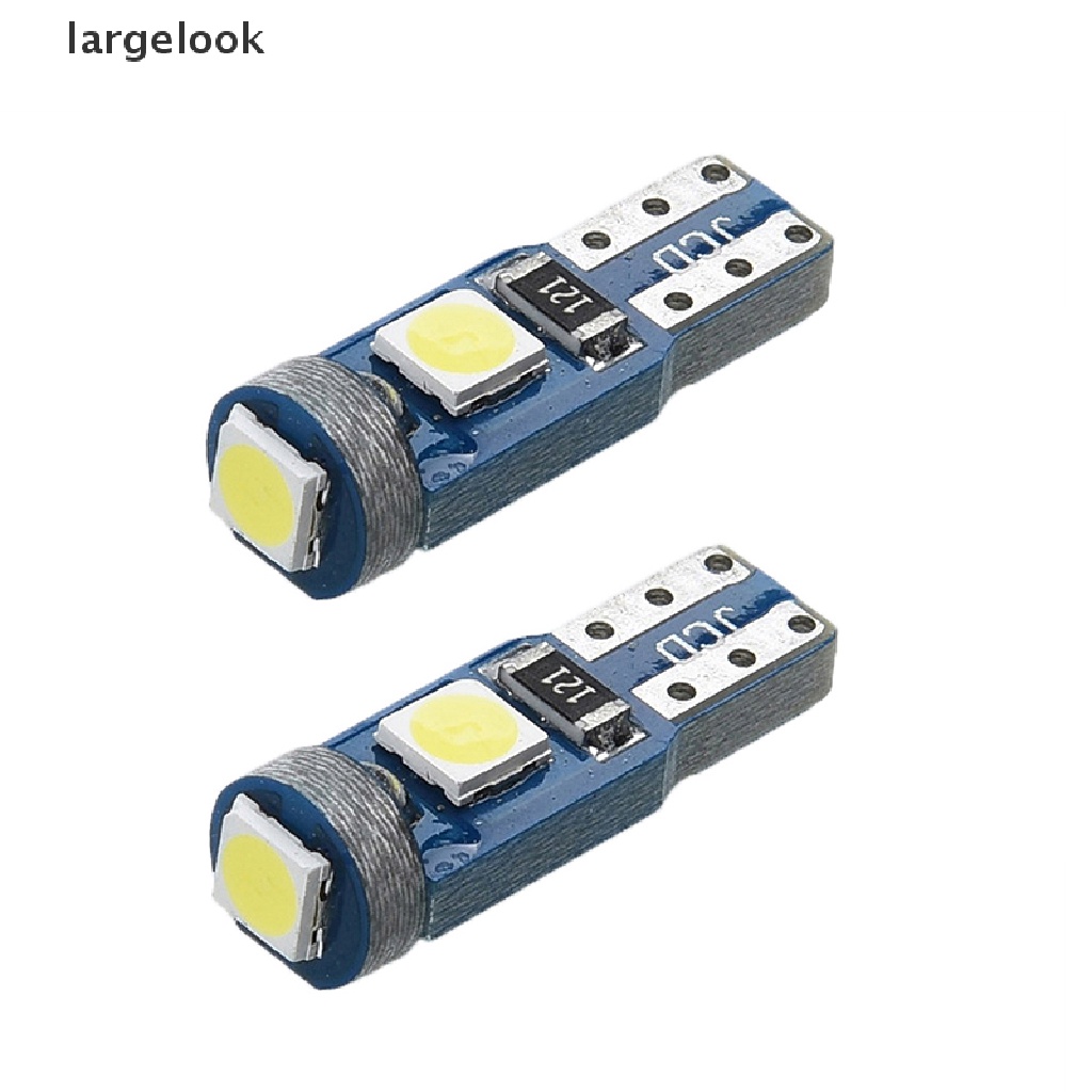 [largelook] T5 Led Bulb 3smd 3030 W3W W1.2W Led Canbus Car Interior Lights Dashboard Warming ♨HOT SELL