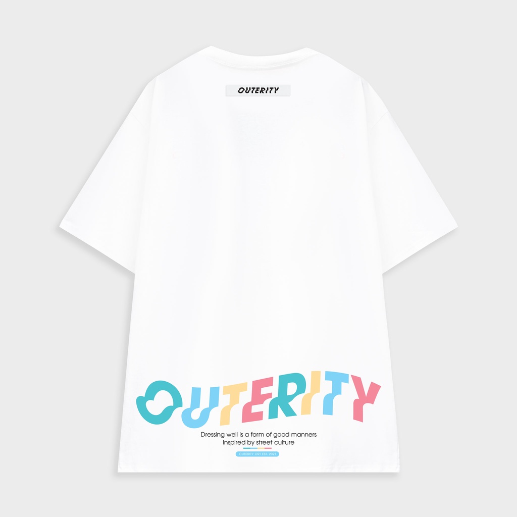 Áo thun tay lỡ 194SHOP vải coton dày dặn, co dãn, form rộng - Outerity Color Picker