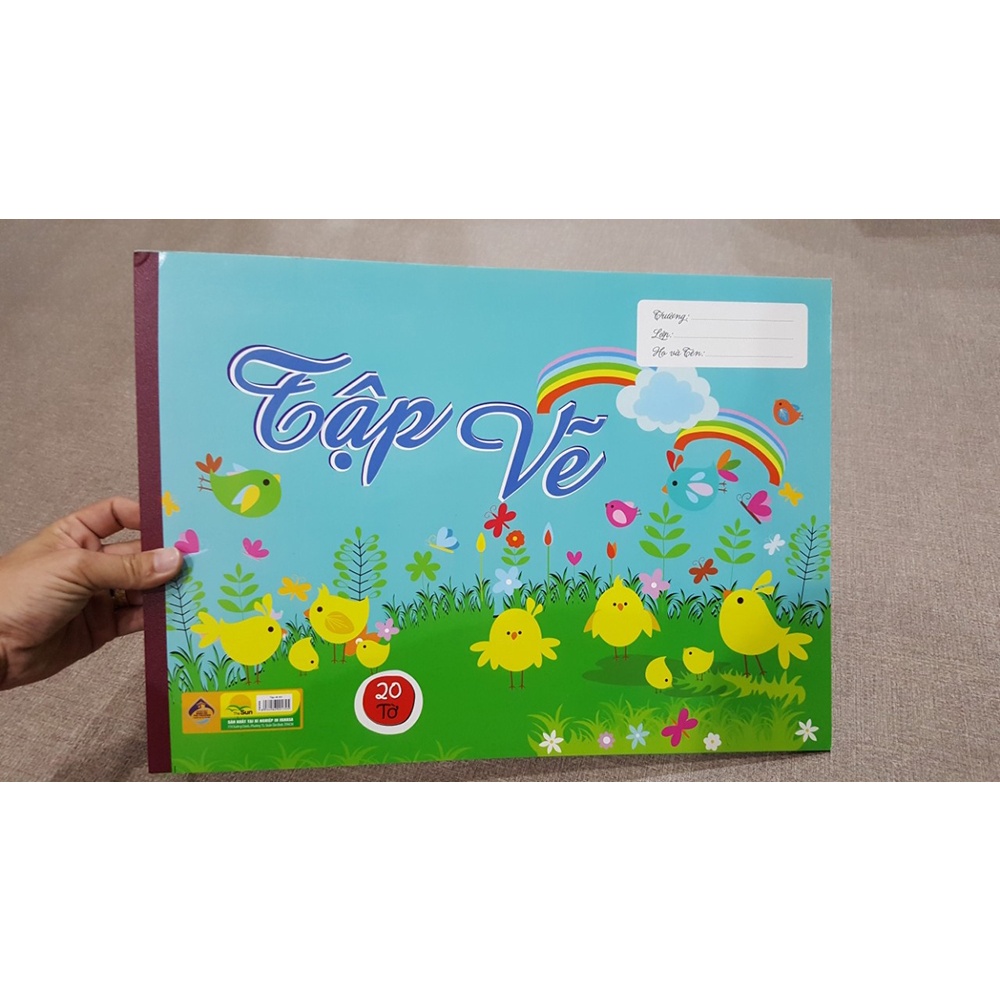 Tập Vẽ A3 (Đứng + Ngang) 42 x 29.7cm - Mẫu 4