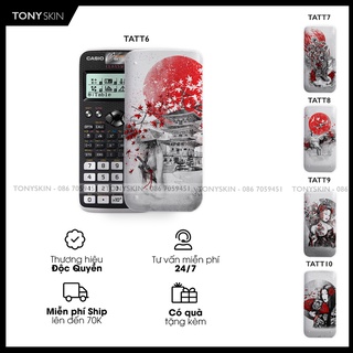Skin dán máy tính CASIO In Hình Tattoo Bộ 2 (Casio 570 / Casio 570-2nd/ Casio 580 /Vinacal..) tattb2