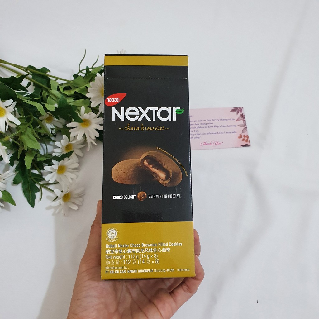 Bánh Quy Mềm, Nhân Socola NEXTAR SOCOLA nhập khẩu 112g (8 bánh)