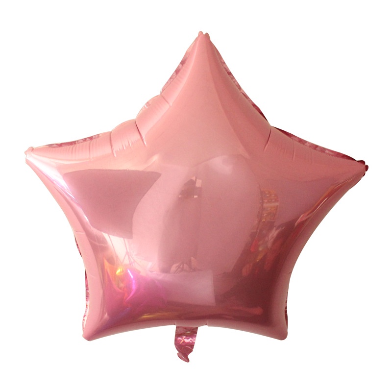 (Loại To) Bóng Trang Trí Hình Ngôi Sao , trái tim Size 18inch/46Cm tráng trí sinh nhật, bóng trang trí đám cưới