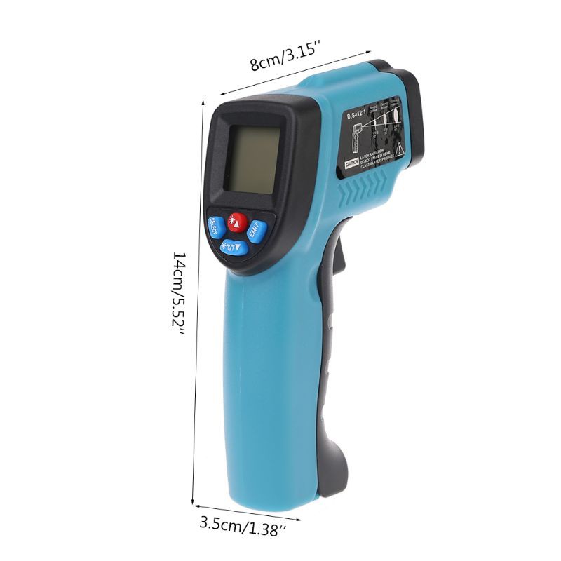 Nhiệt Kế Hồng Ngoại Kỹ Thuật Số Lilyx - 50~550 ° C Gm550