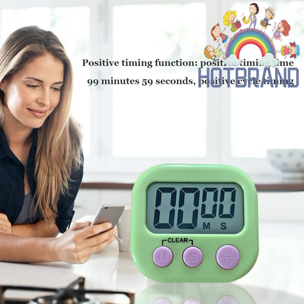 Đồng Hồ Đếm Ngược Điện Tử Màn Hình Lcd Kèm Giá Đỡ