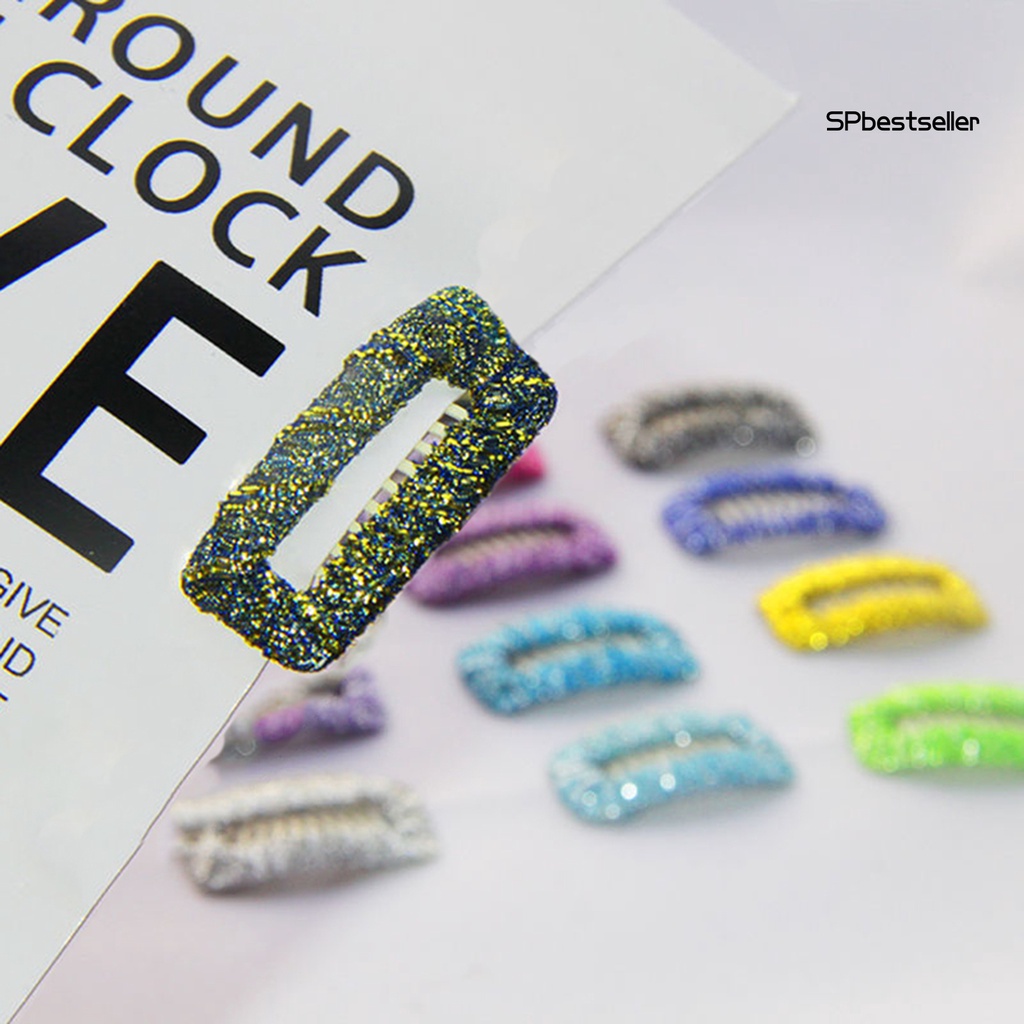 Kẹp Tóc Kim Loại Hình Chữ Nhật Cho Thú Cưng