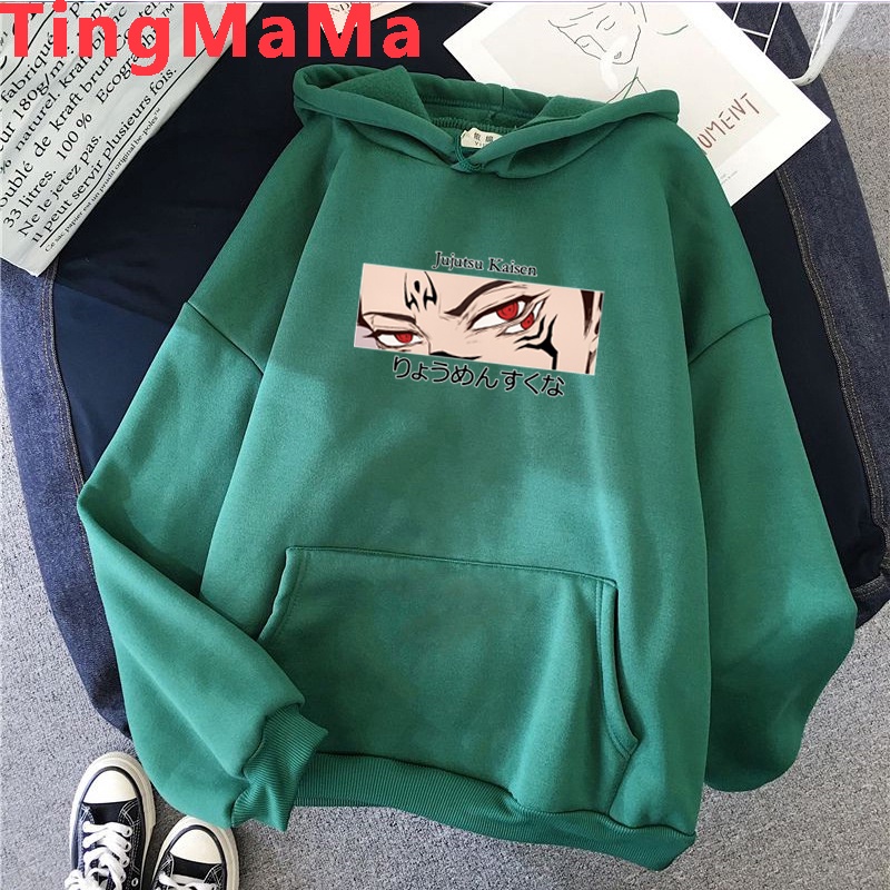 Áo Khoác Hoodie Cỡ Lớn In Hình Jujutsu Kaisen anime Dành Cho Nam