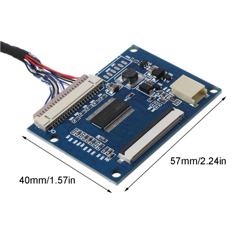 1 set bảng mạch điều khiển cổng ra 20Pin 1-ch LVDS đầu vào sang 50Pin TTL kèm cáp