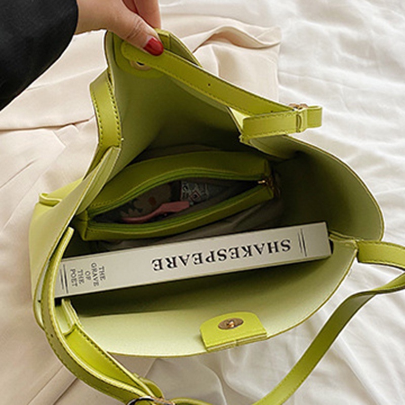 Túi Đeo Vai Cỡ Lớn Thiết Kế Đơn Giản Dễ Phối Đồ Thời Trang Cho Nữ