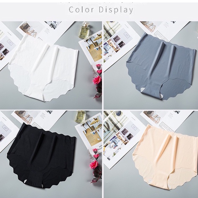 Quần Lót Nữ ❤️ Quần lót đúc su cạp cao Thun Lạnh không đường may viền sóng gợi cảm tôn dáng sexy mẫu 73