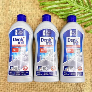 DUNG DỊCH TẨY RỬA, ĐÁNH BÓNG ĐỒ KIM LOẠI, THÉP KHÔNG GỈ 3 in1 Denkmit