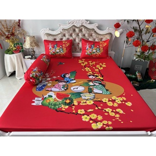 Bộ drap thun lạnh ý 5D cao cấp MS 320