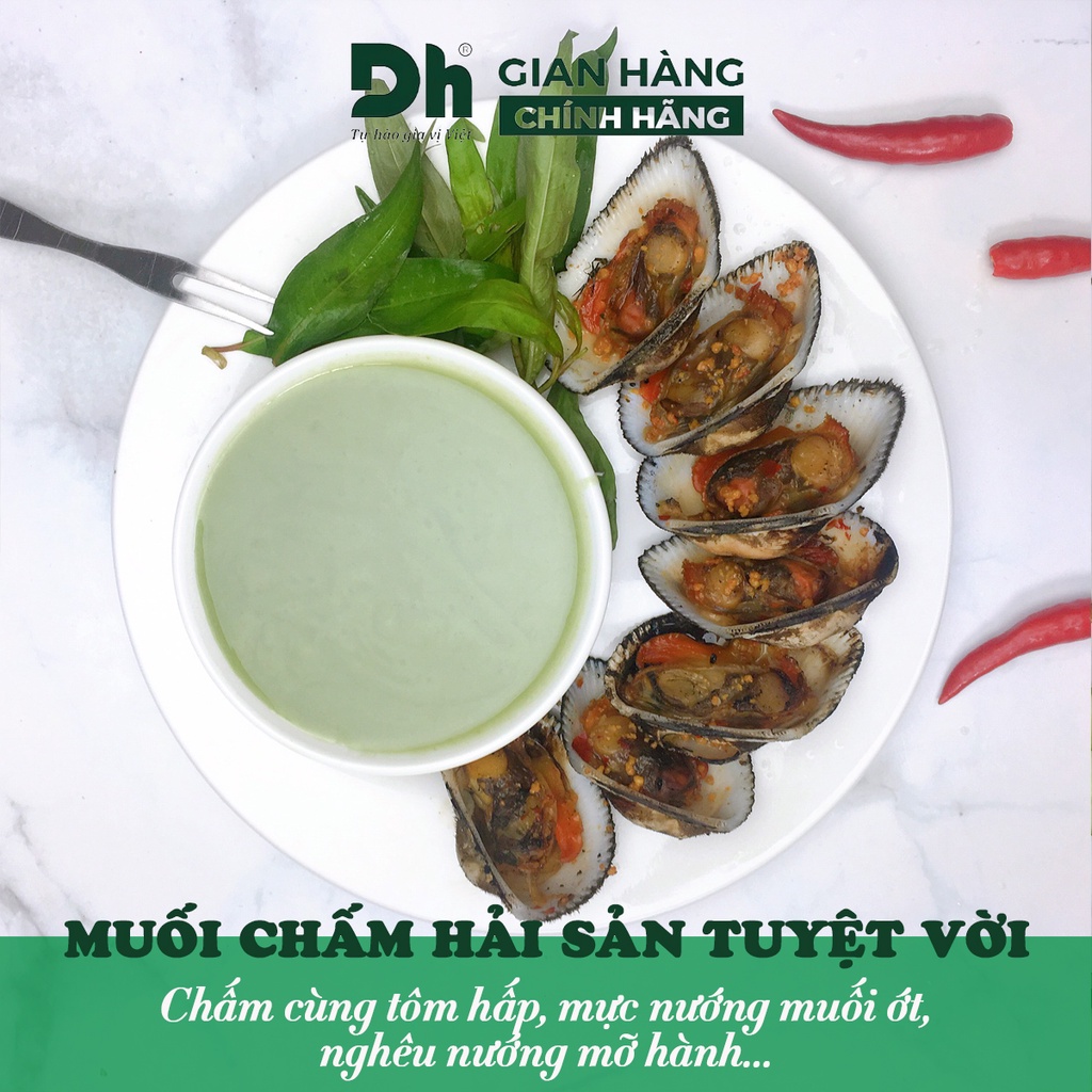 Muối ớt chanh gừng Nha Trang DH Foods gia vị nước sốt chấm hải sản đồ nướng 120/200gr