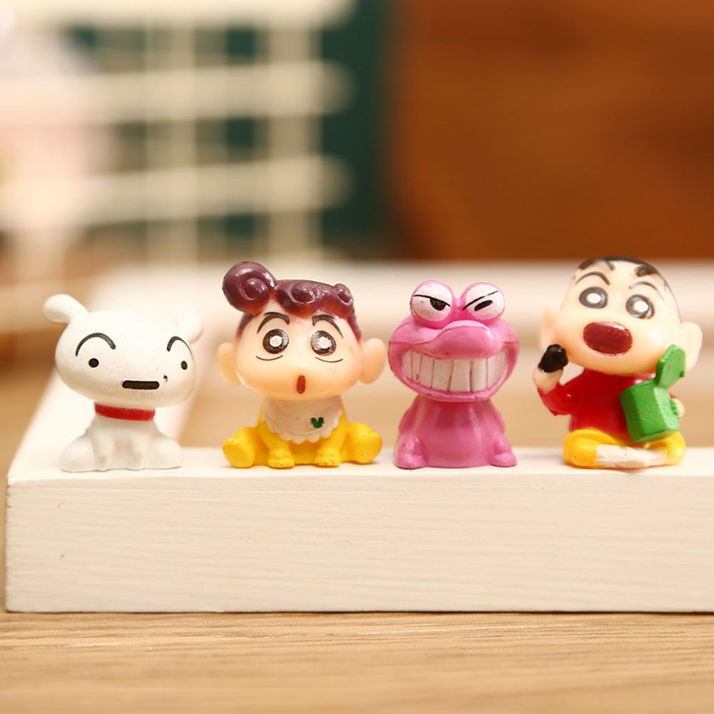Set 8 mô hình nhân vật cậu bé bút chì Shinchan đáng yêu