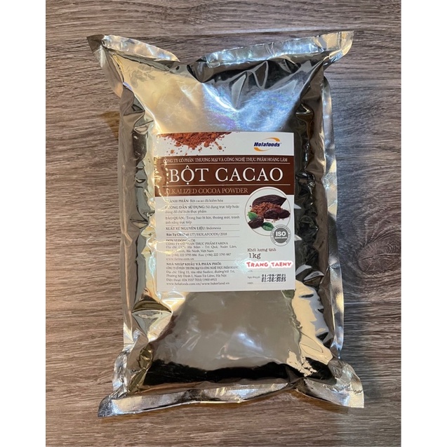Bột cacao nguyên chất Indonesia Holafoods 1kg