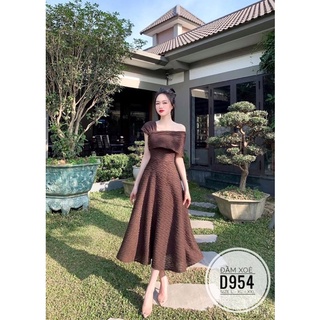ẢNH THẬT (60-90KG) MINSTORE Bigsize Đầm xoè D954