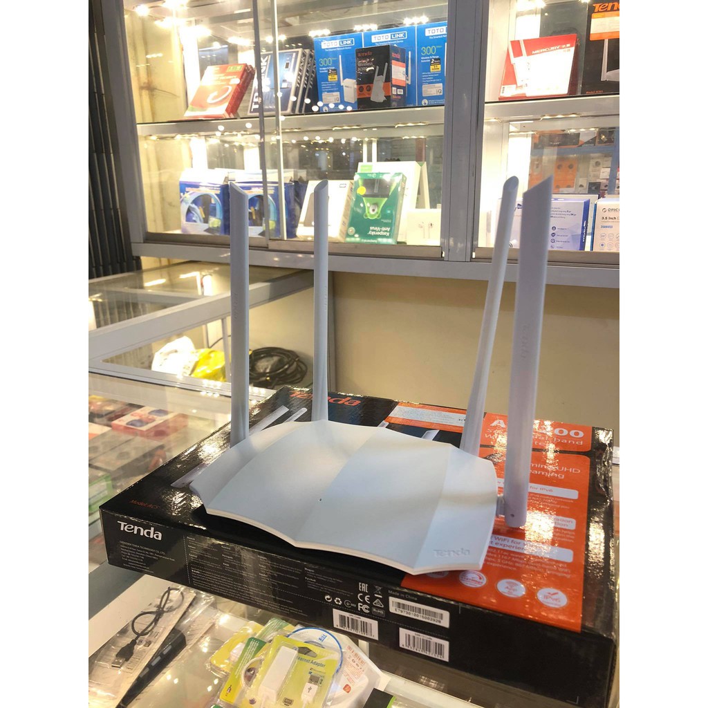 Bộ Phát Wifi Chuẩn AC1200 Tenda AC5 Màu Trắng- Hàng Chính Hãng | BigBuy360 - bigbuy360.vn