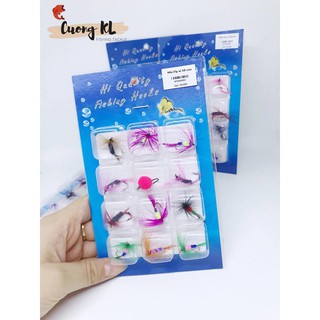 Mồi giả câu cá Fly vỉ 12 con